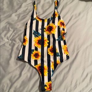 Sunflower one piece swimsuit